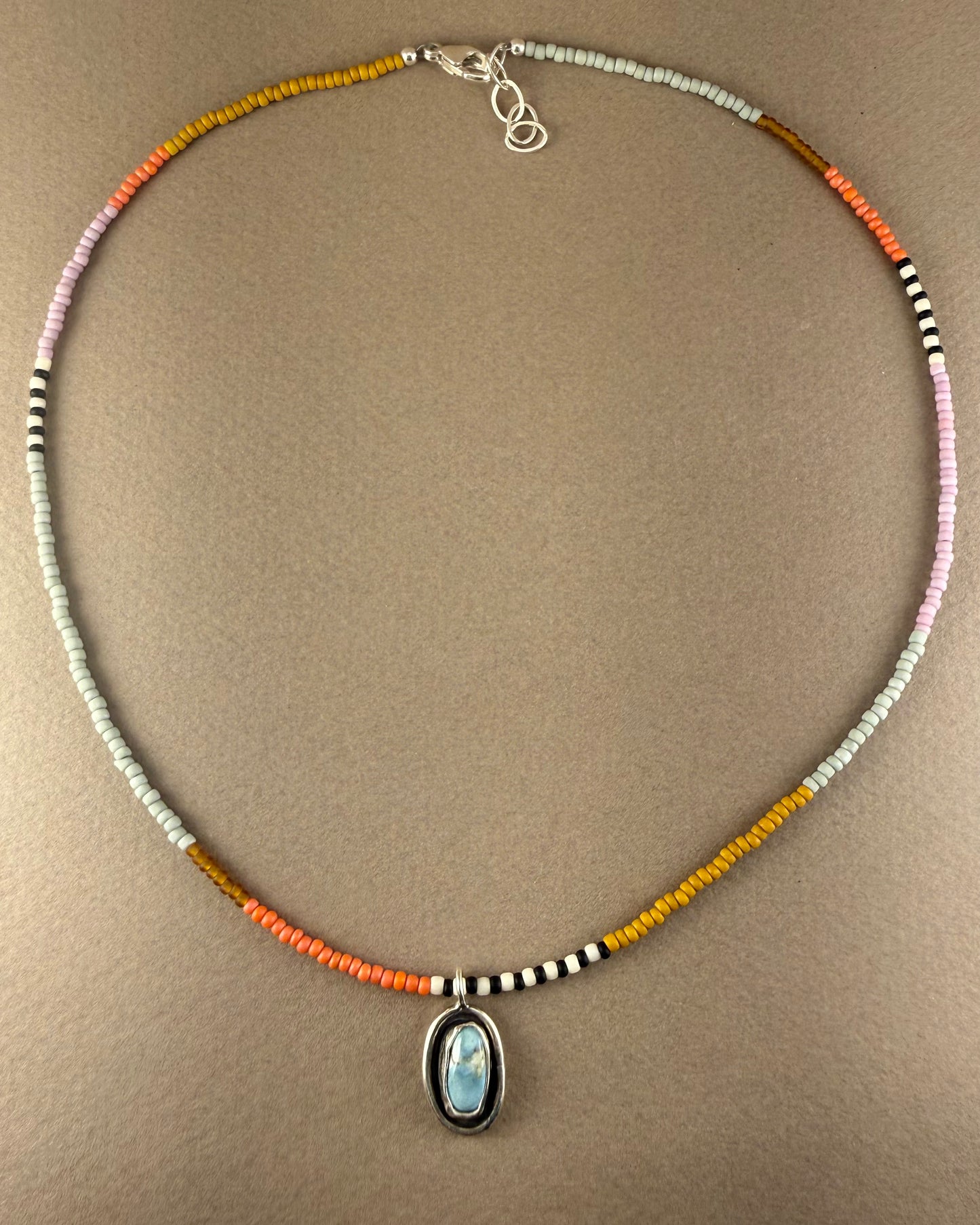Golden Hill Necklace Celadon/Plumeria