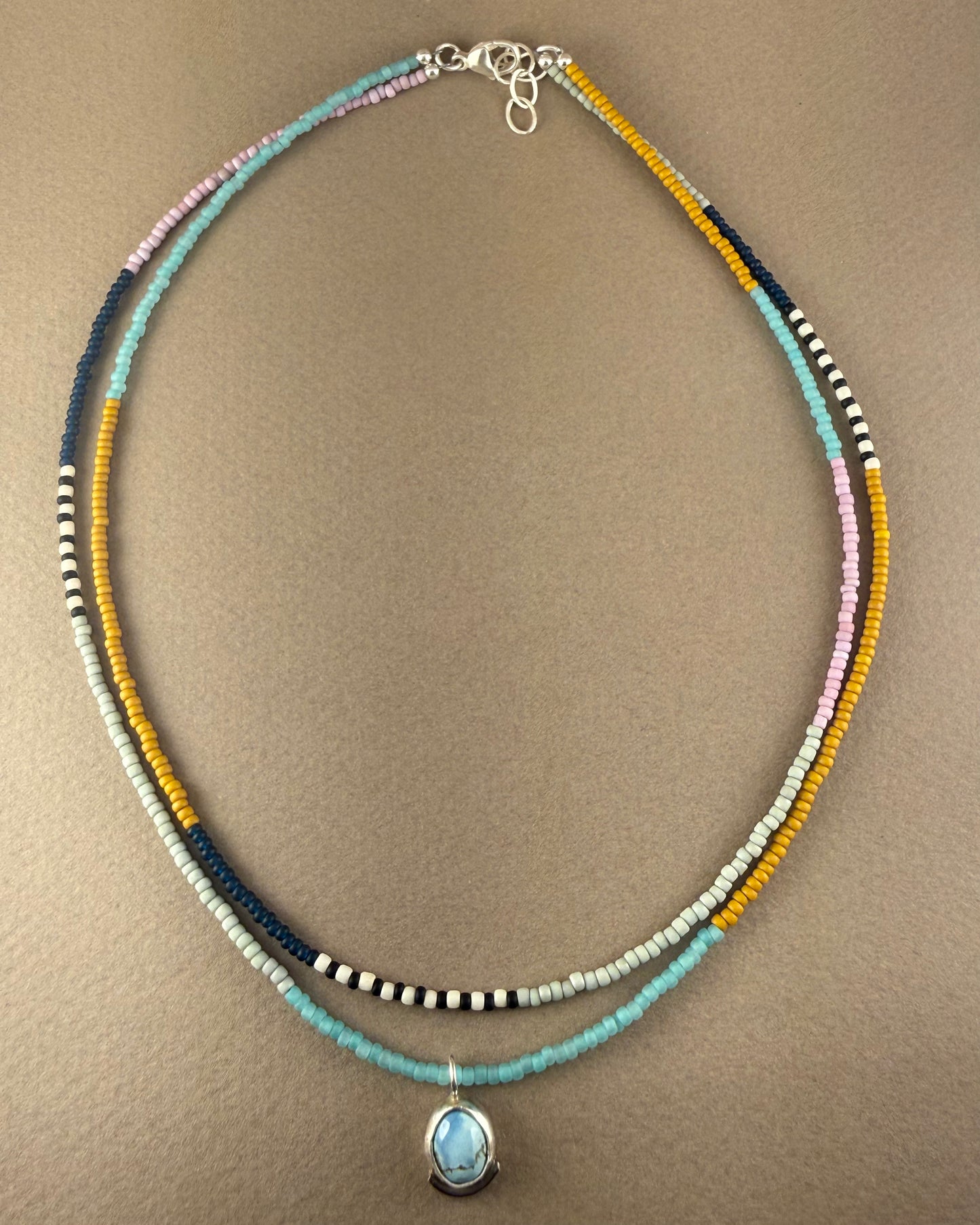 Golden Hill Double Strand Necklace