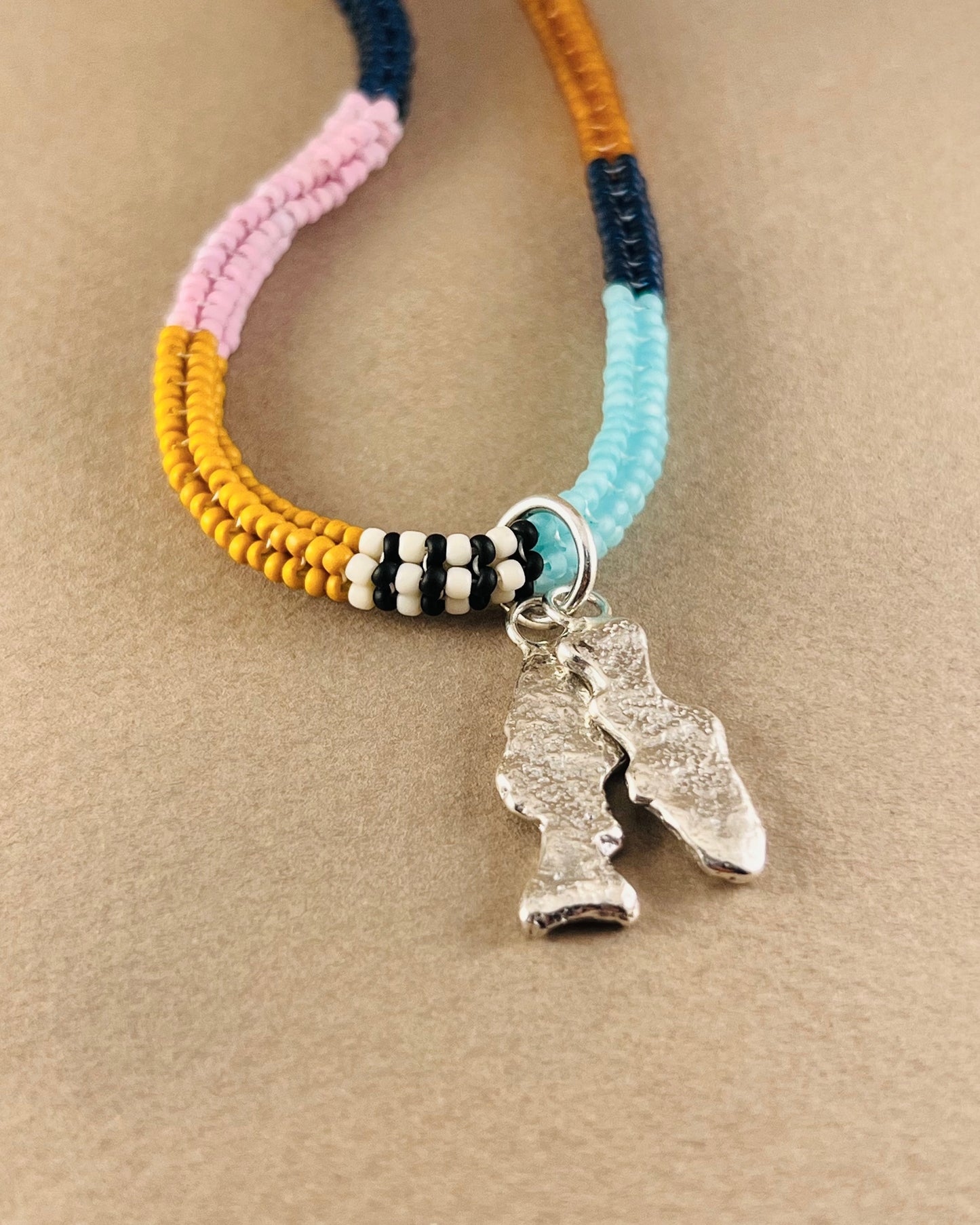 Fishies Herringbone Necklace