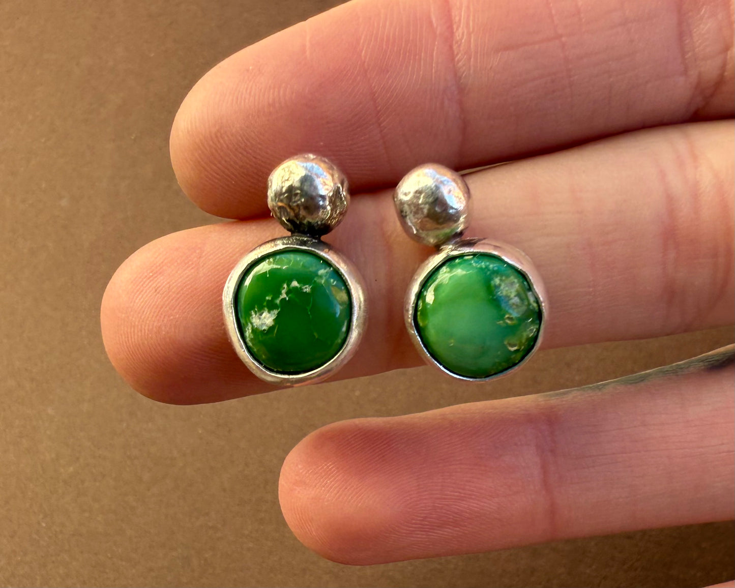 Emerald Valley Stud Earrings