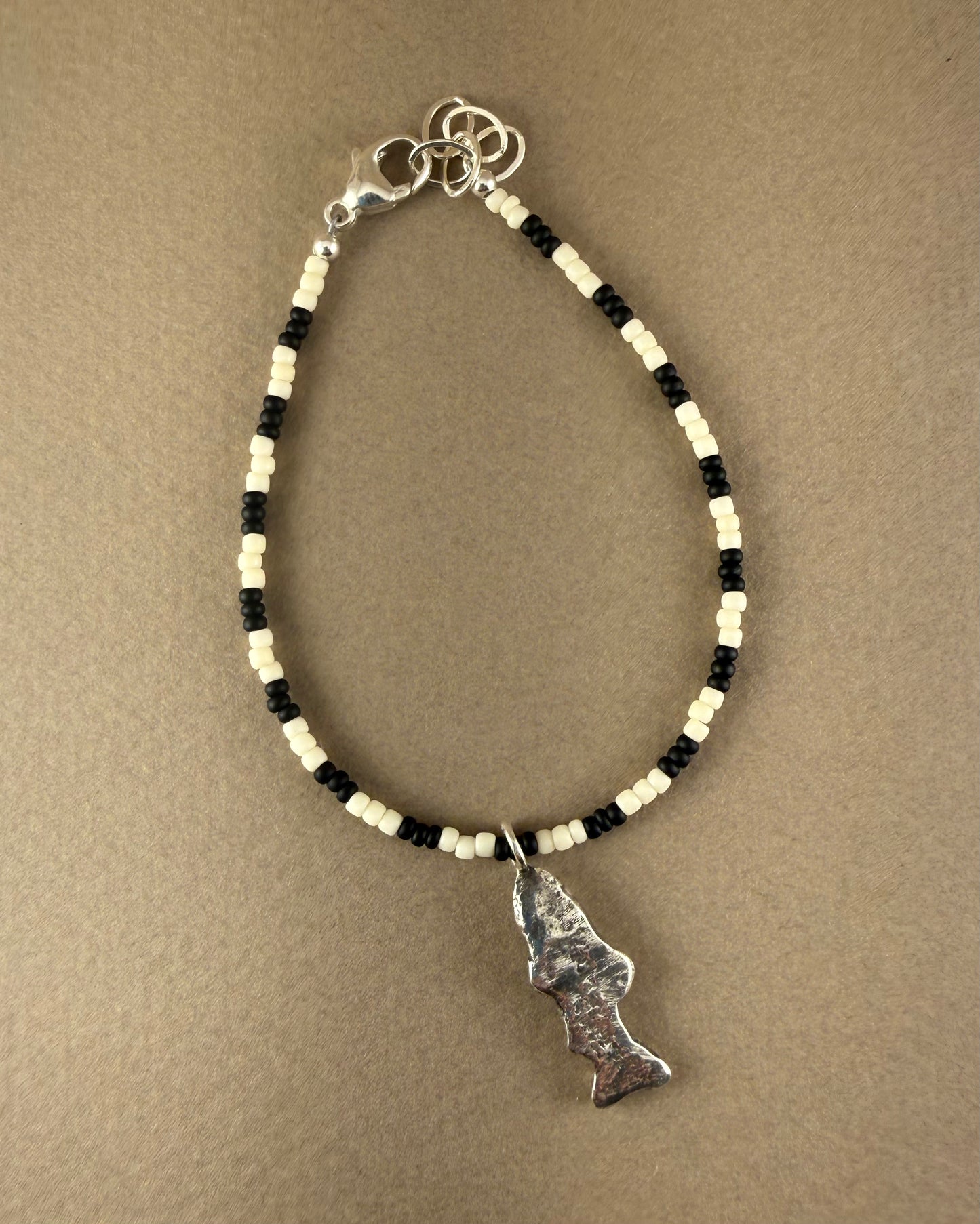 Fishies Bracelet Eggshell/Iris