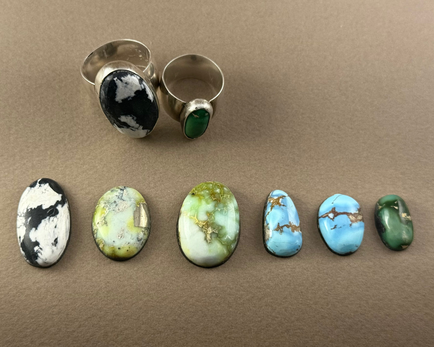 Customizable Large Stone Rings