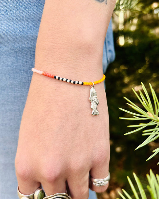 Fishies Bracelet Apricot/Orange