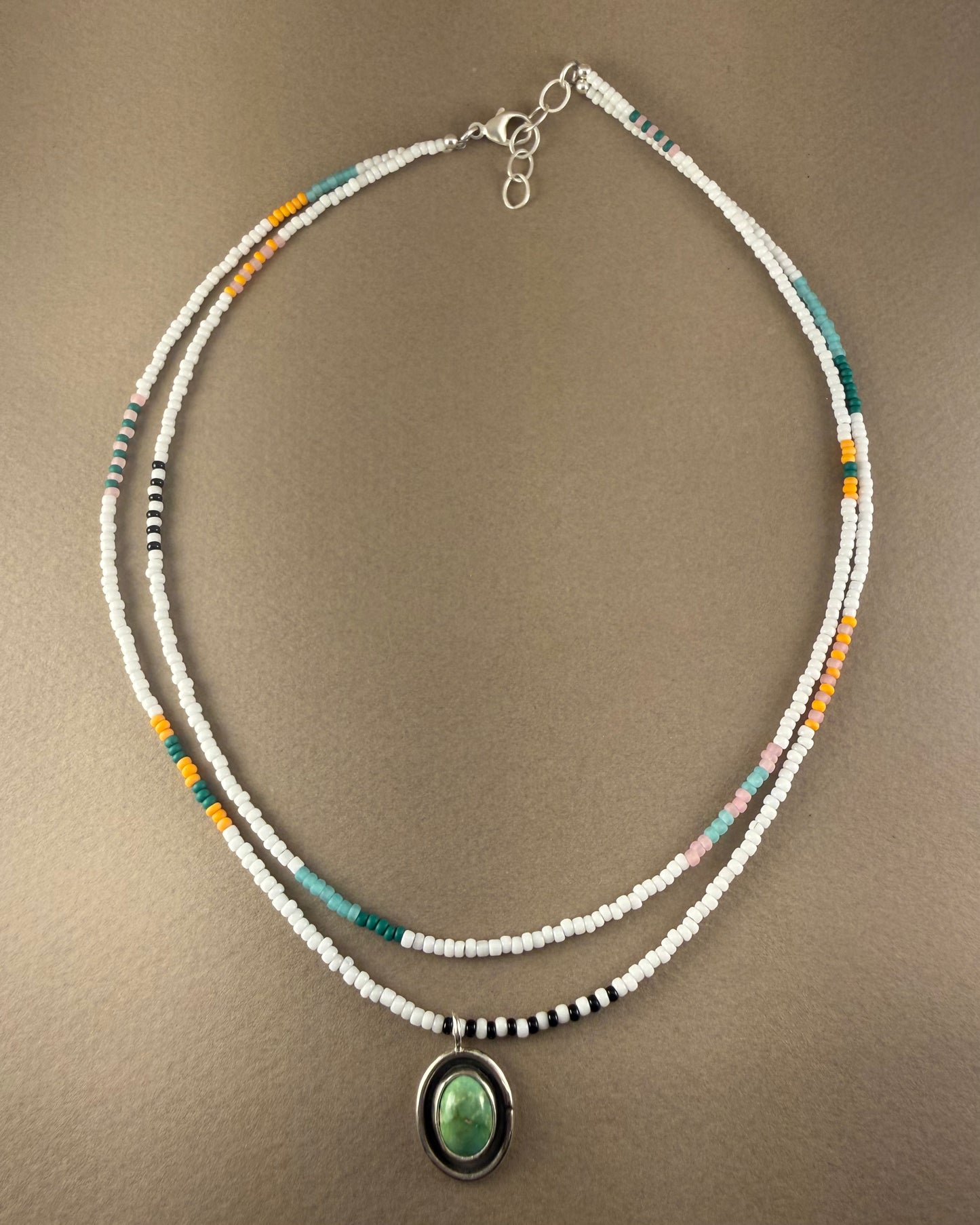 Emerald Valley Double Strand Necklace