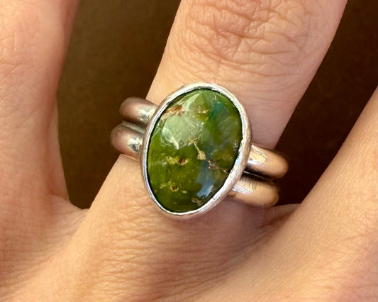 Emerald Valley Double Band Ring