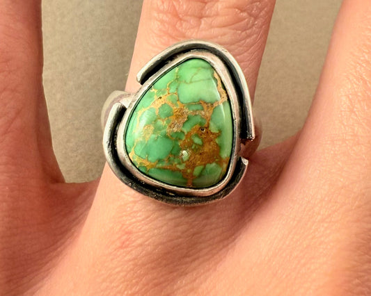Emerald Valley Triangle Ring