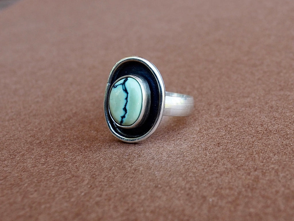 Peacock Turquoise Shadow Ring