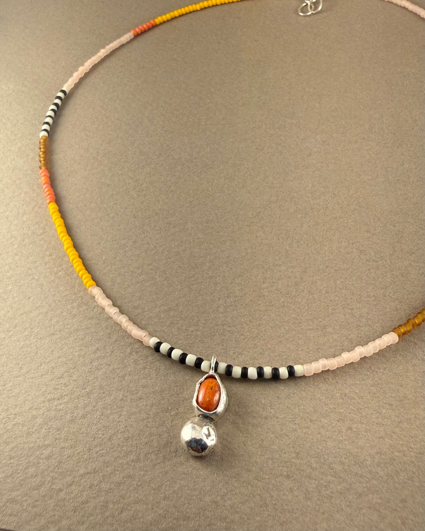 Apple Coral Necklace Apricot/Orange