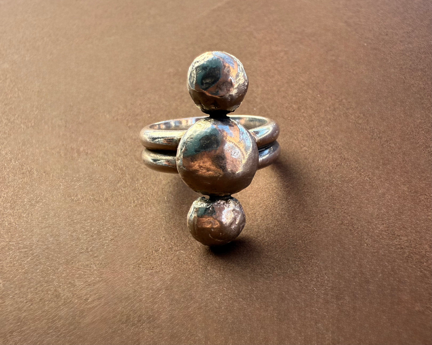 Recycled Sterling Ball Ring