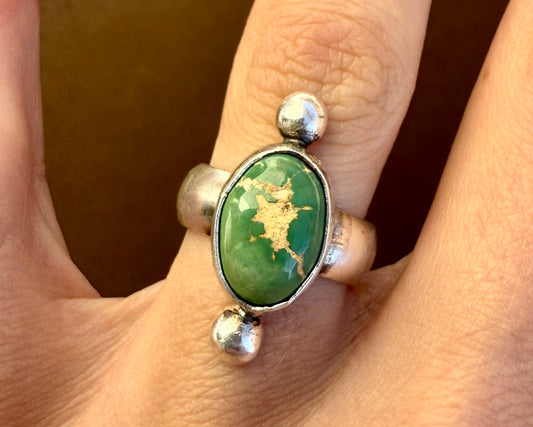 Emerald Valley Double Ball Ring