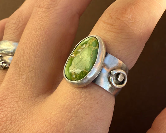 Emerald Valley Eye Ring