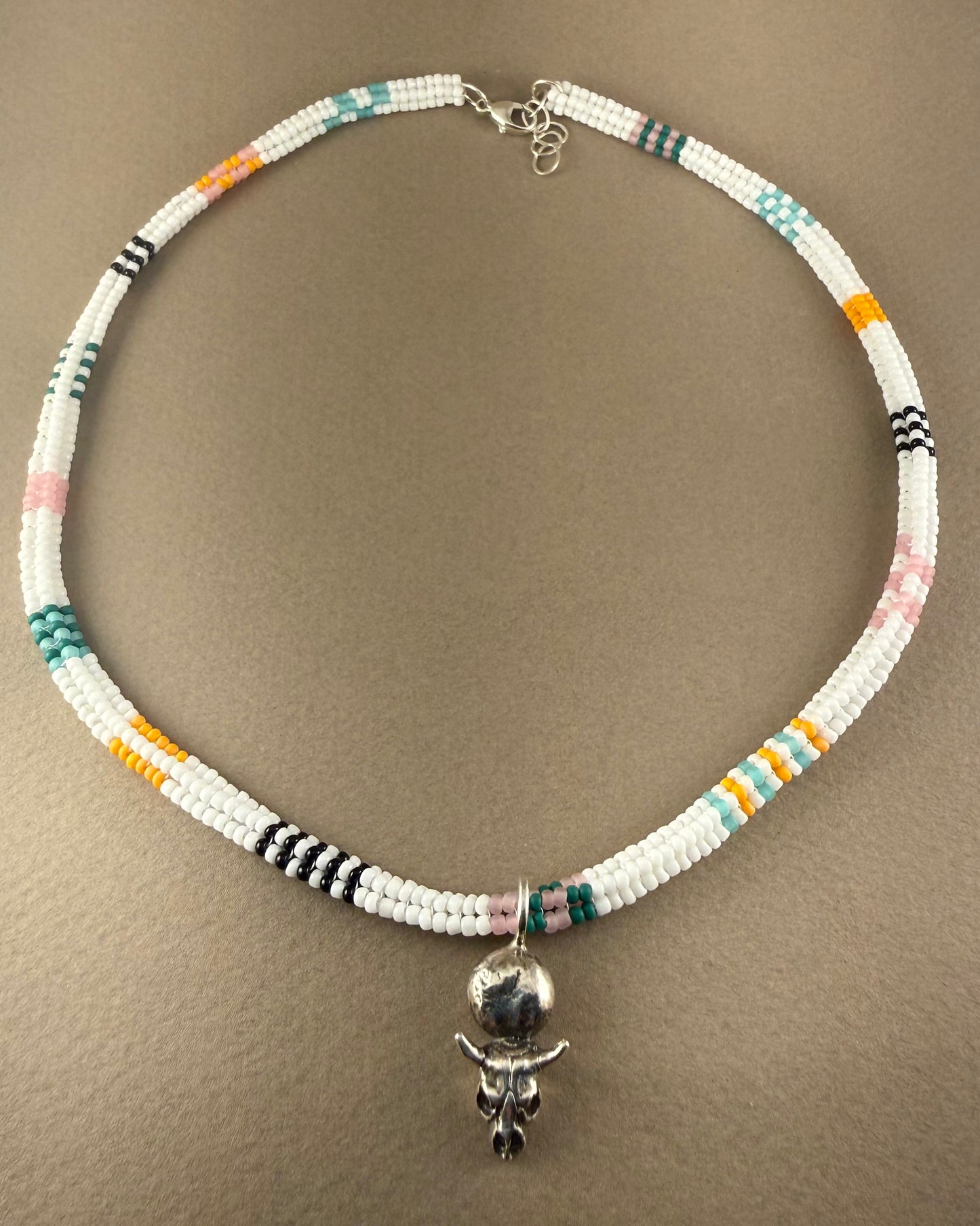 Bull Herringbone Necklace