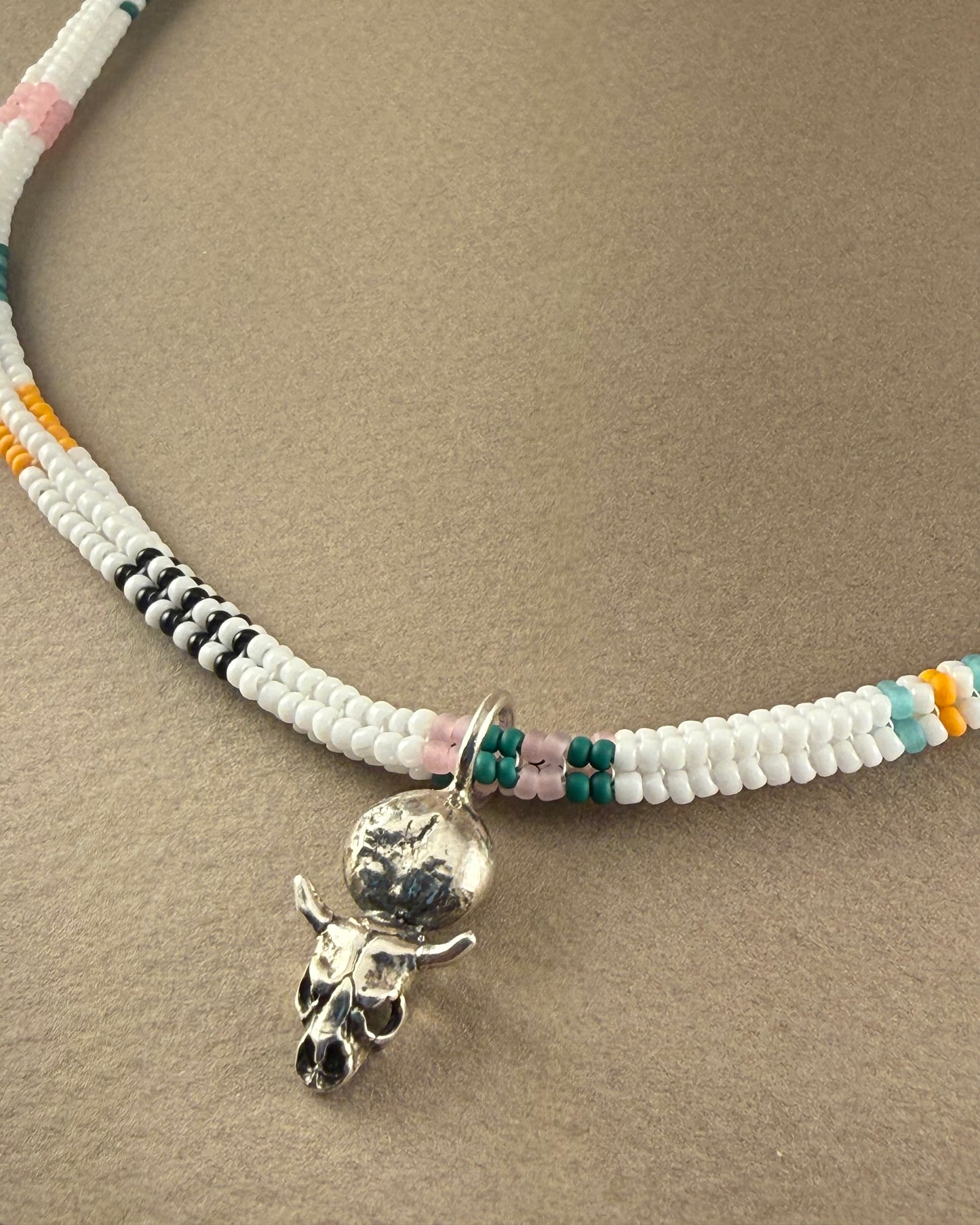 Bull Herringbone Necklace