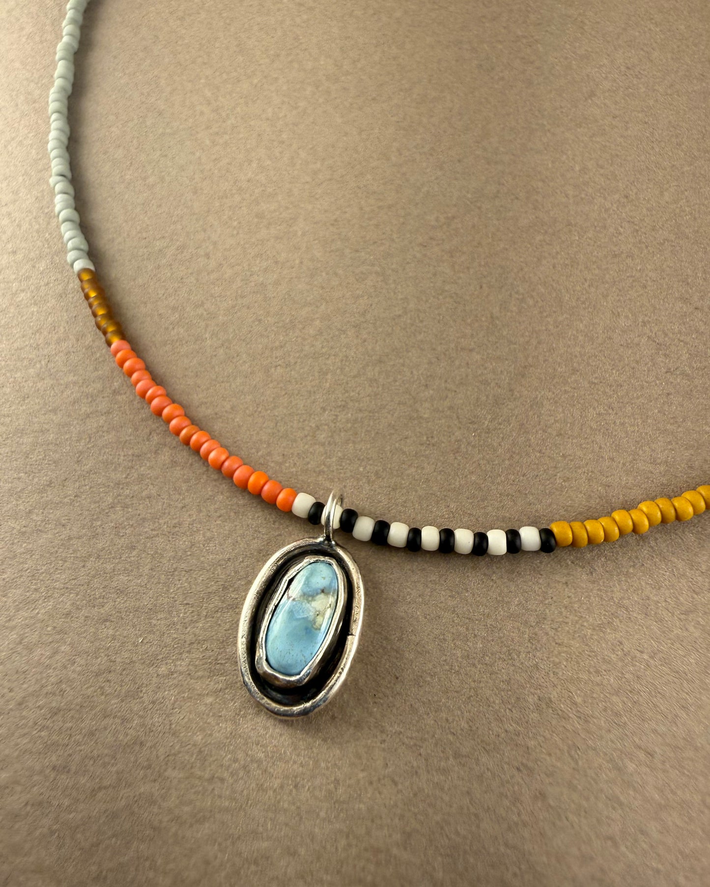 Golden Hill Necklace Celadon/Plumeria