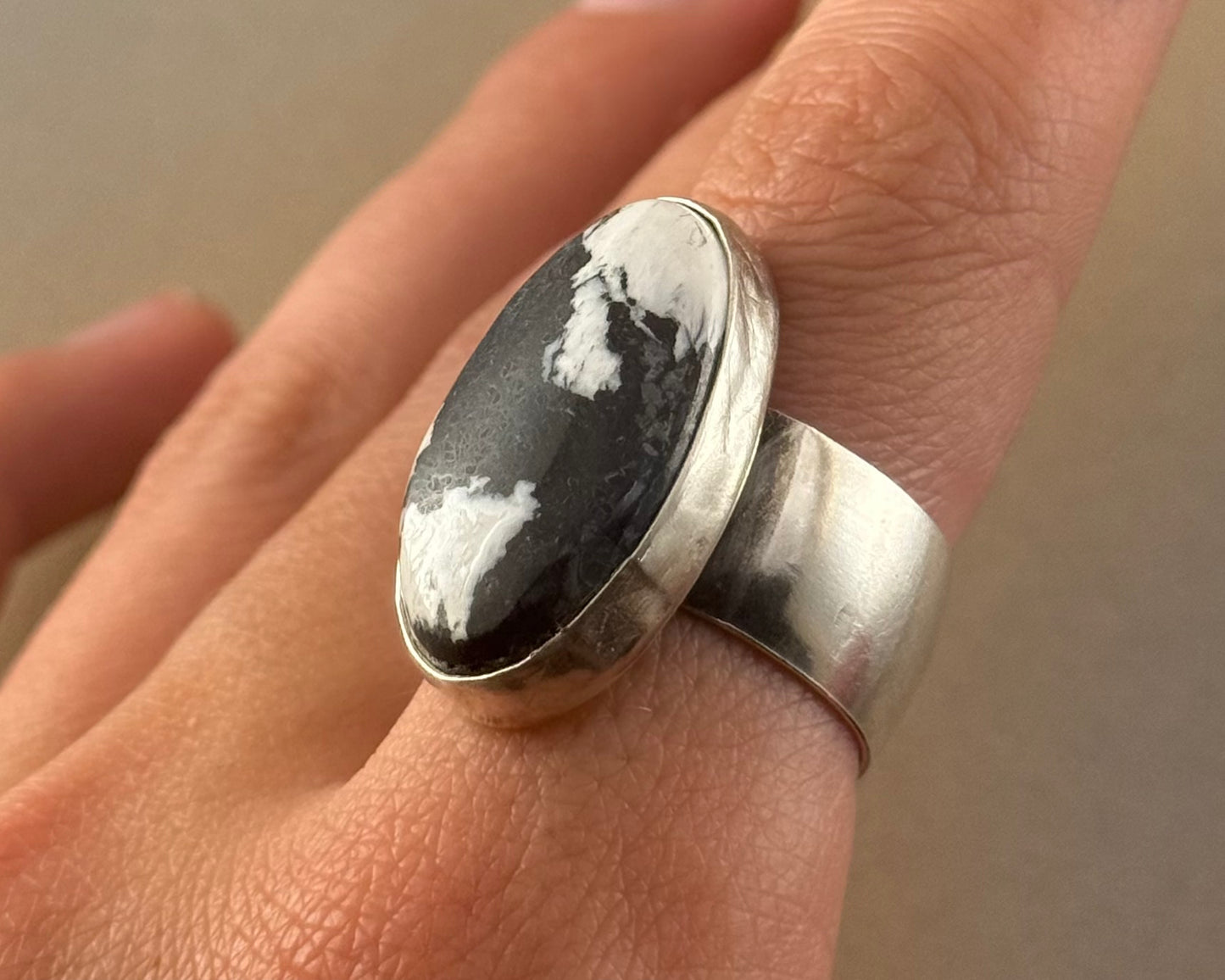 Customizable Large Stone Rings