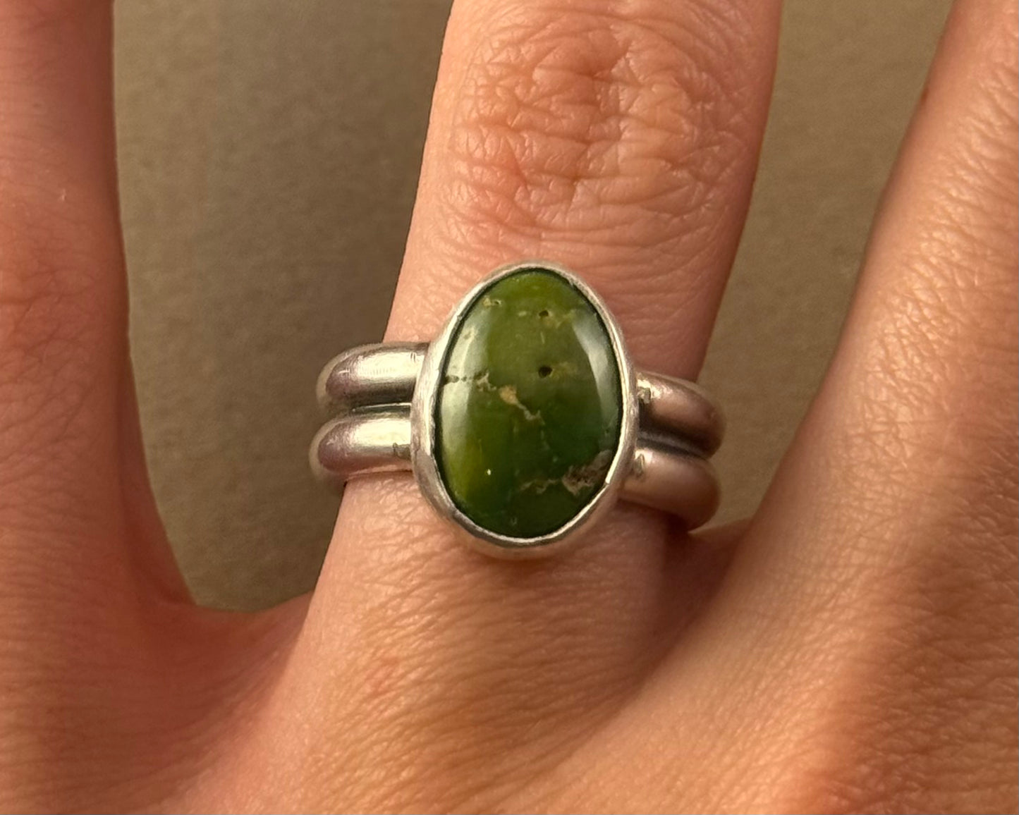 Emerald Valley Double Ring
