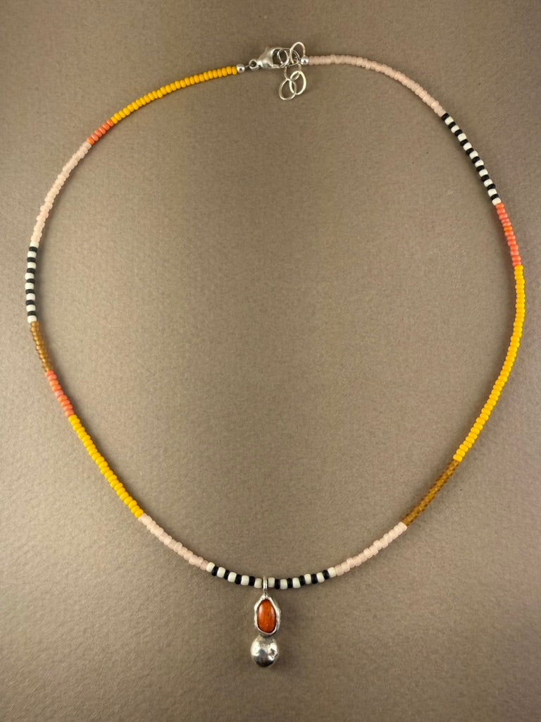Apple Coral Necklace Apricot/Orange