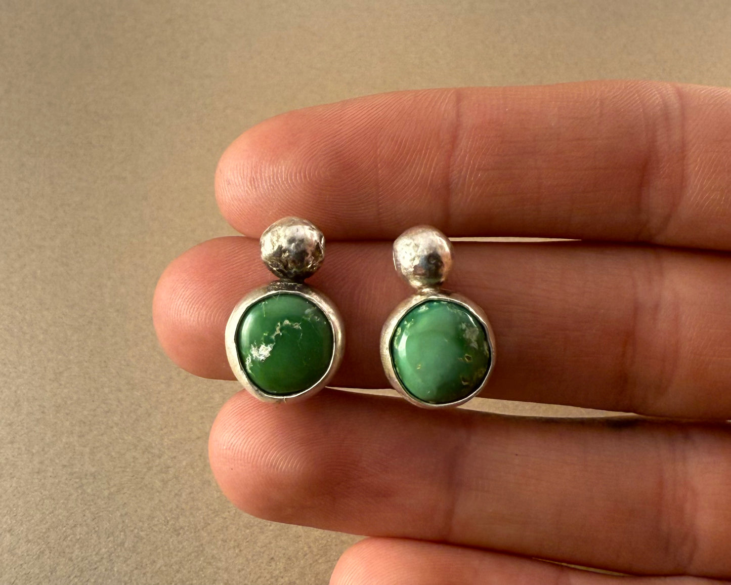 Emerald Valley Stud Earrings